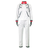 White and red Sportswear Cosplay Costume Outfits Fantasia Halloween Carnival Party Disguise Suit